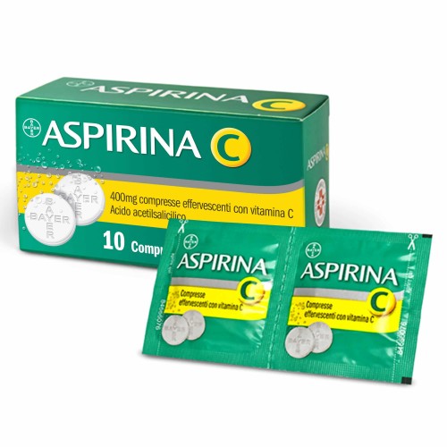 ASPIRINA C%10CPR EFF 400+240MG